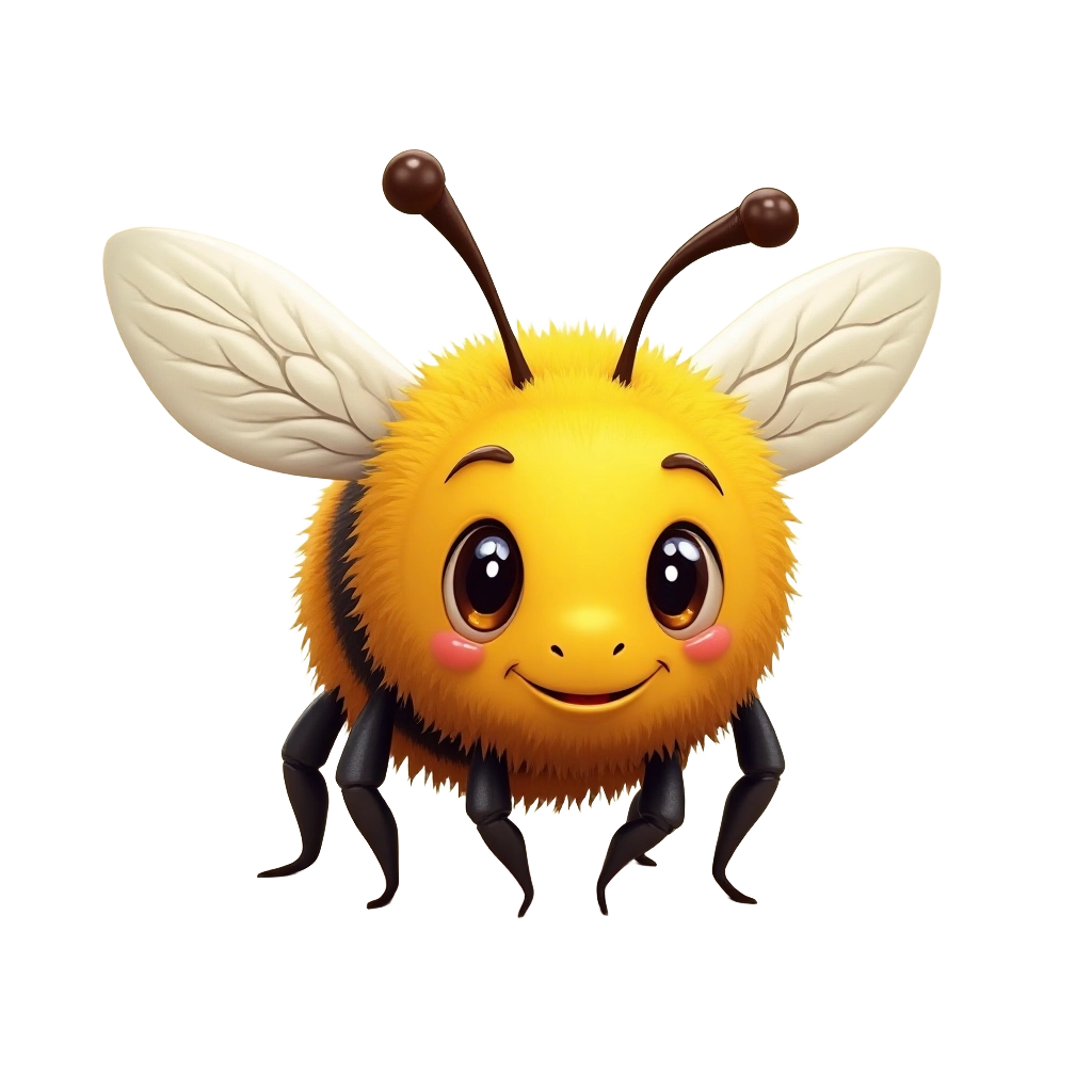 Adorable Bee Character